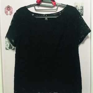 Beautiful Black Lace Top